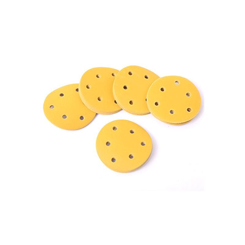 Yellow Gold Alumina Oxide Ao Abrasvie Sandpaper Sanding Paper Hook and Loop Disc Sanding Disc