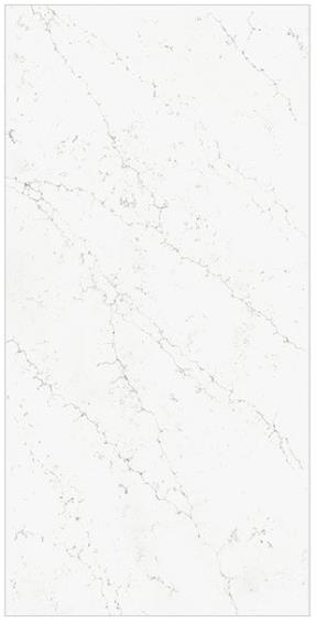 High Quality Artificial Carrara White Quartz with Zero Silicate Countertop