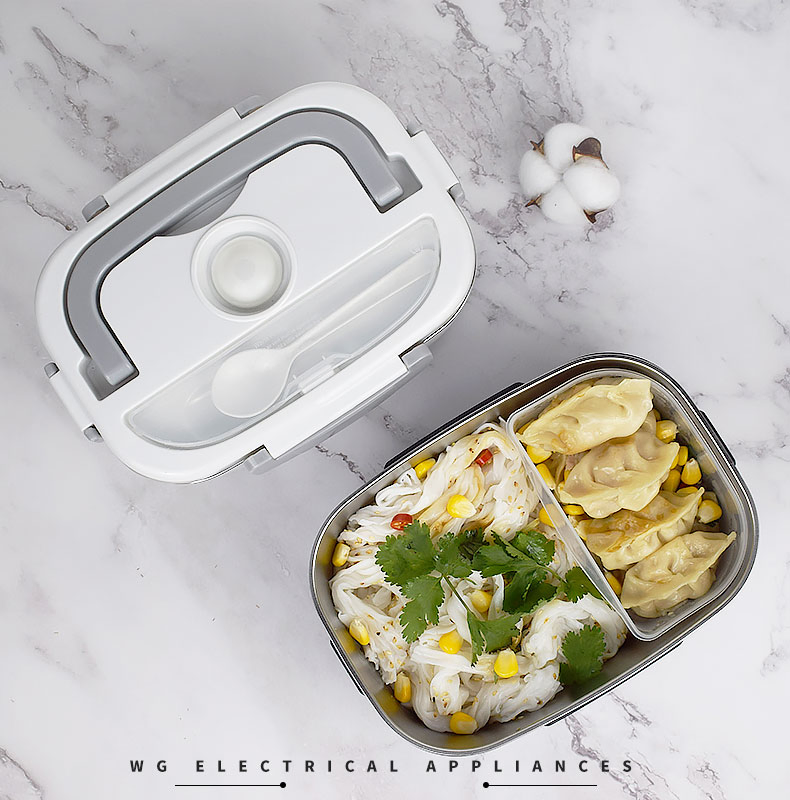 Electric Stainless Steel Lunch Box with Smart Heating Technology