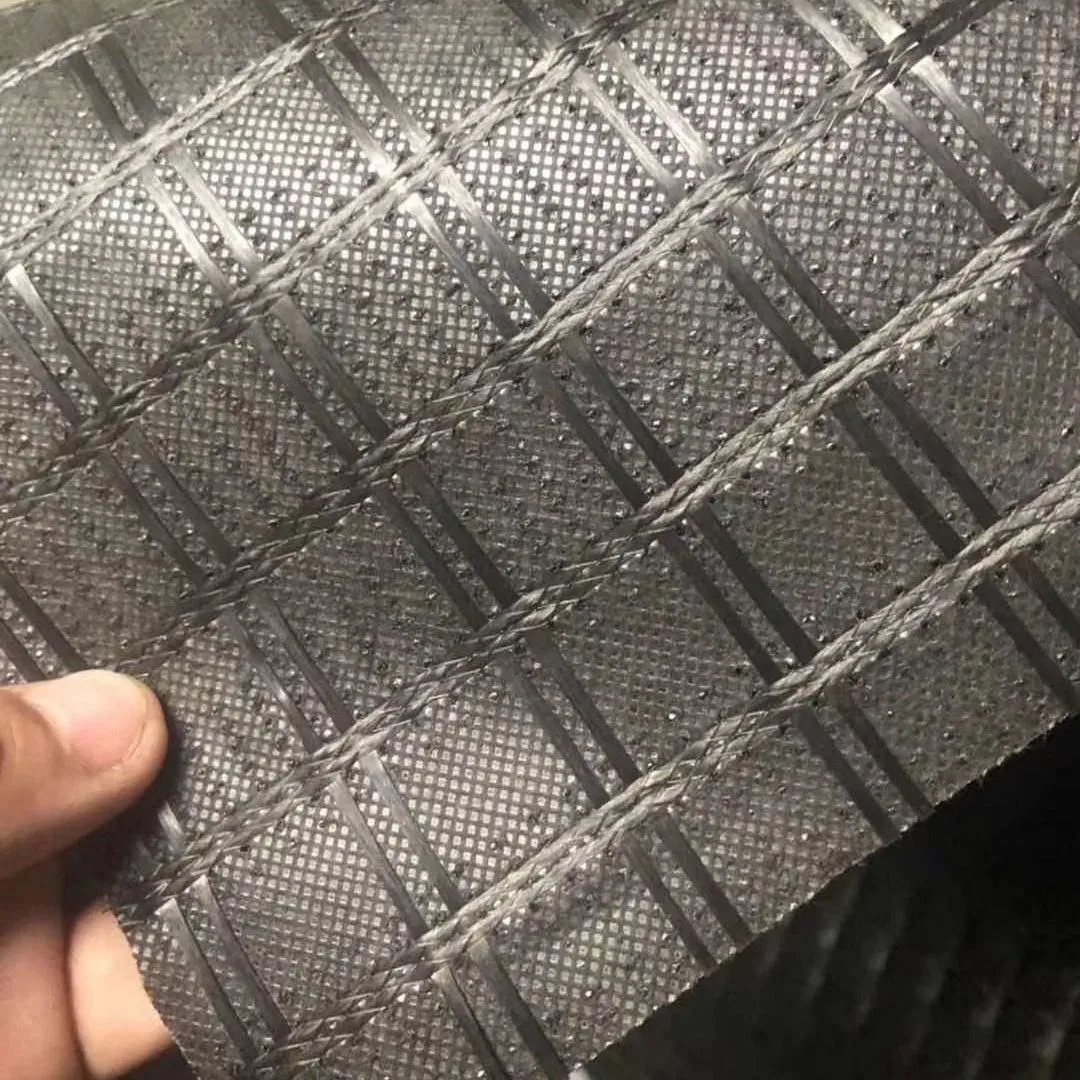 China Factory OEM Mining Use Geogrid Road Use Fiberglass Geogrid Composite Polyester Geogrid