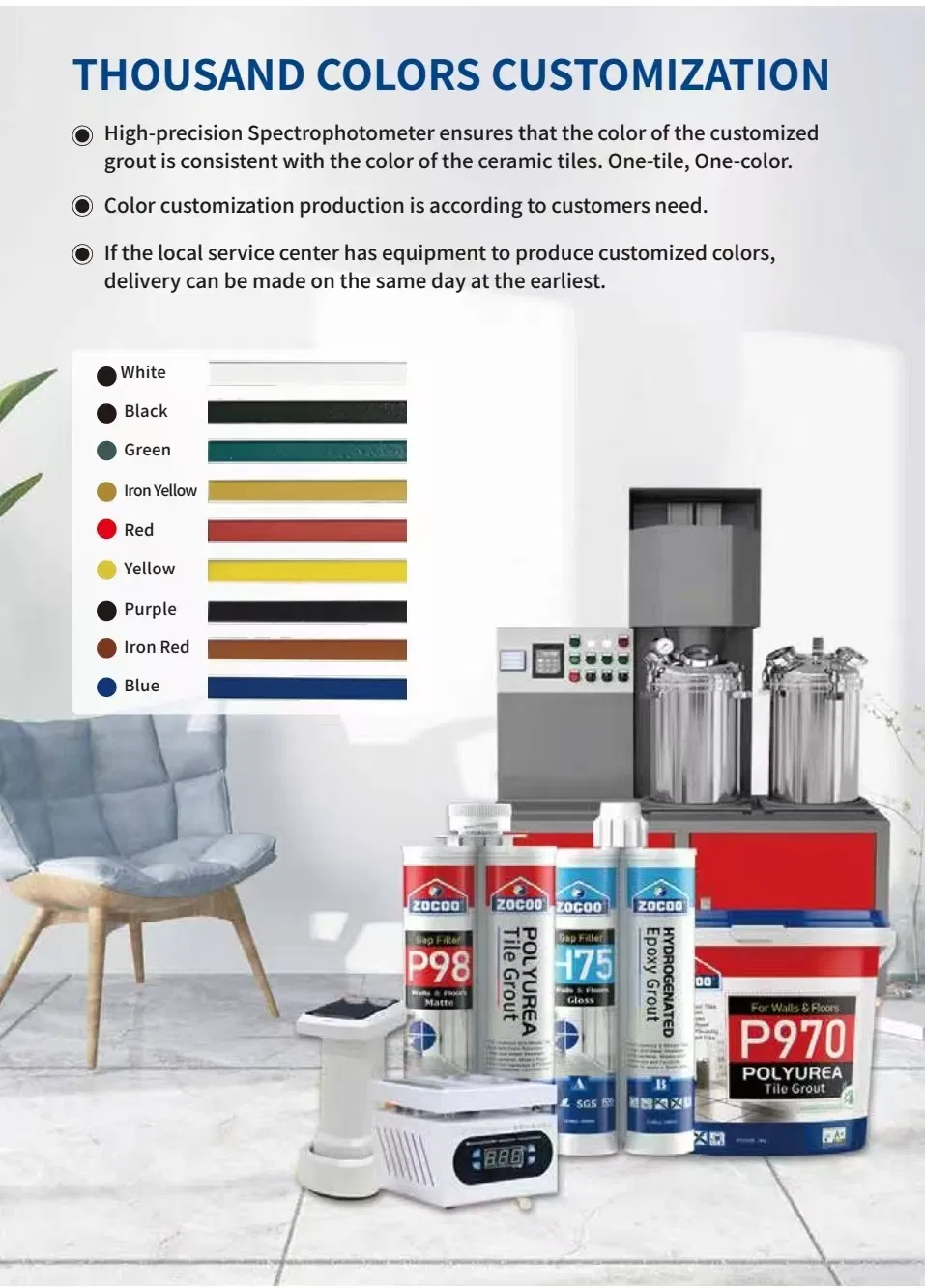 Waterproof Coating Exterior Walls Bathroom-Roll Tile Adhesive Construction Polyurea Tile Grout