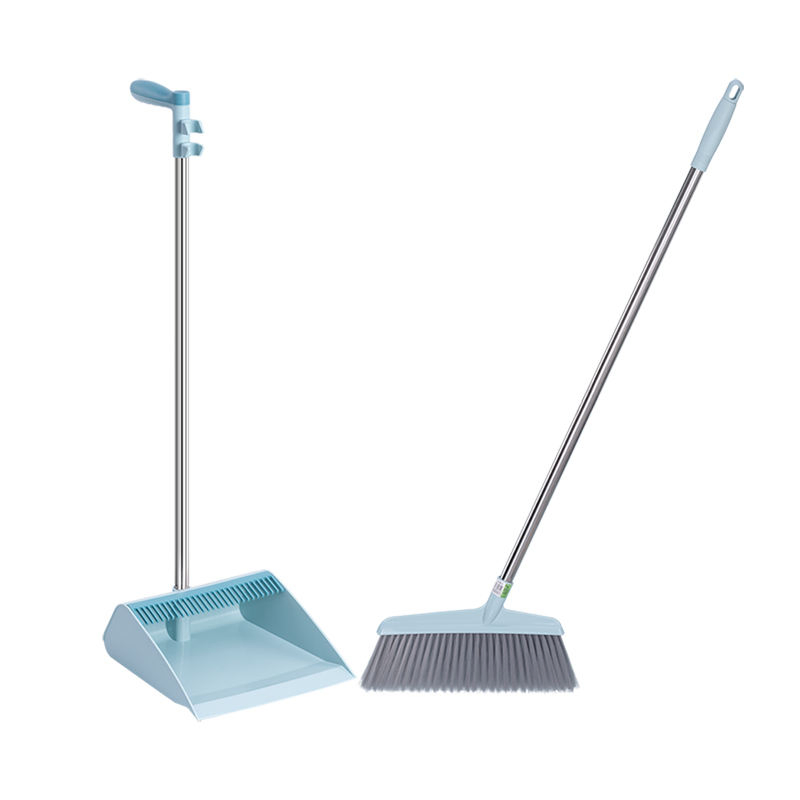 Broom Comb Dustpan Set Broom and Dustpan Set Broom and Dustpan Set for Home Dustpan and Brush Set Upright Dustpan and Broom Set Lobby Broom and Dustpan Set