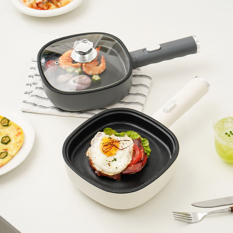 Kaiershi Jj-20K Non-Stick Electric Fry Pan with Even Heating Base