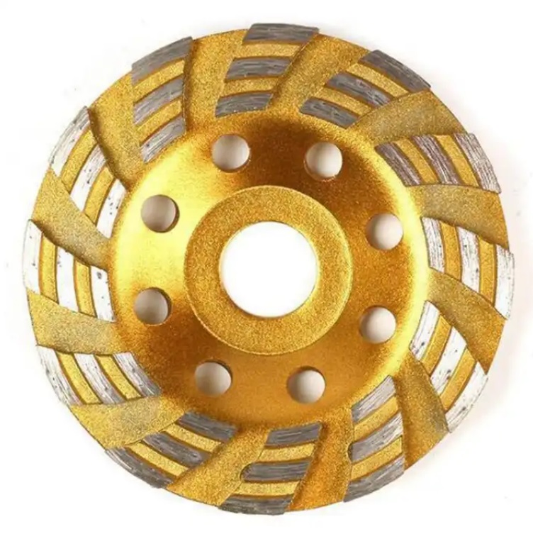 Three Rows Sintered Diamond Grinding Cup Wheel