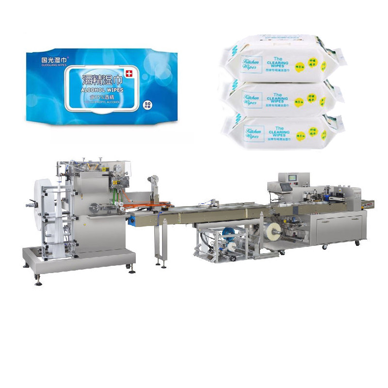Automatic Filling Sealing Wet Wipes Production Line Wet Wipes Packaging Machine