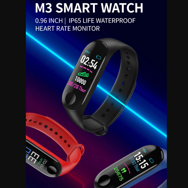 Умный браслет M3 Band 3 с измерением пульса