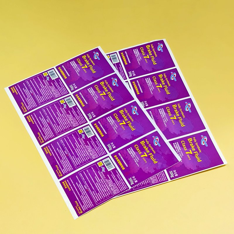 Durable Strong Adhesion Safe Oil Labels