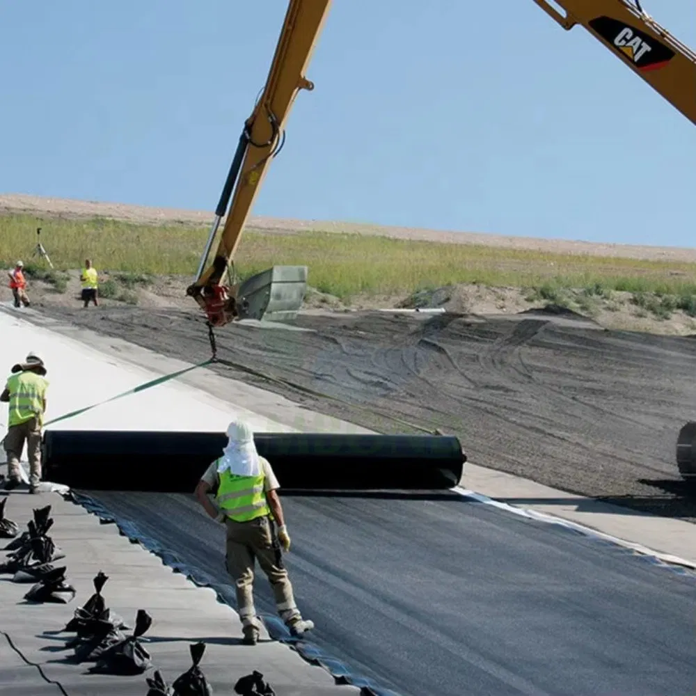 HDPE Membrane 0.5mm 0.75mm High Tensile Strength for Construction Liner