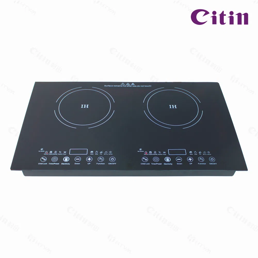 59cm Induction Cooker with Two 2200W Plates & Haptic Interface