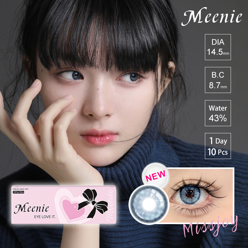 Meenie Daily Color Lens with Power 0.00 to -8.00