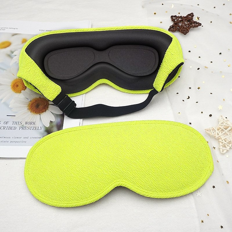 100% Light Blocking Sleeping Mask 3D Contoured Sleep Mask for Side Sleepers