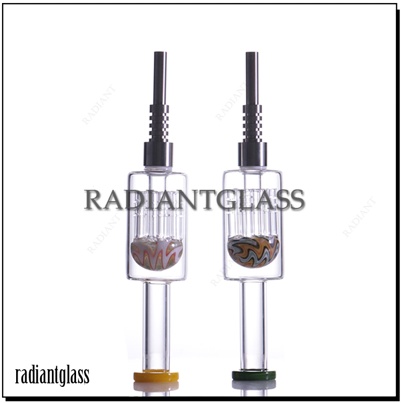Wholesale Multiple Styles Nectar Collector with Titanium Nail Smoking Accessories DAB Tools