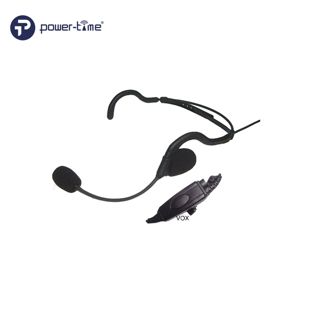 Behind-The-Head Light Weight Headset for Two-Way Radio Single Earmuff Headphone