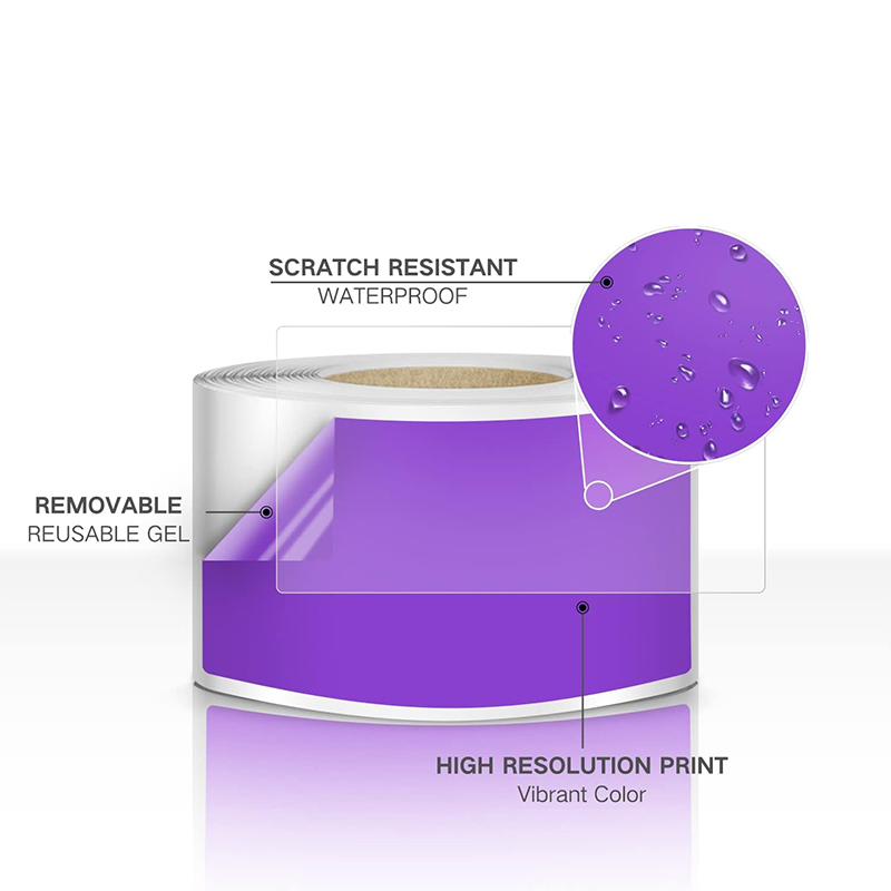 Wholesale Color Coding Labels Vinyl Roll Self-Adhesive Waterproof Label