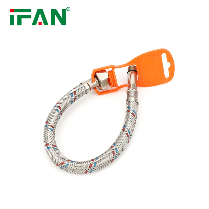 Ifan Long-Lasting Customizable Kitchen Faucet Hose Stainless Steel Braided