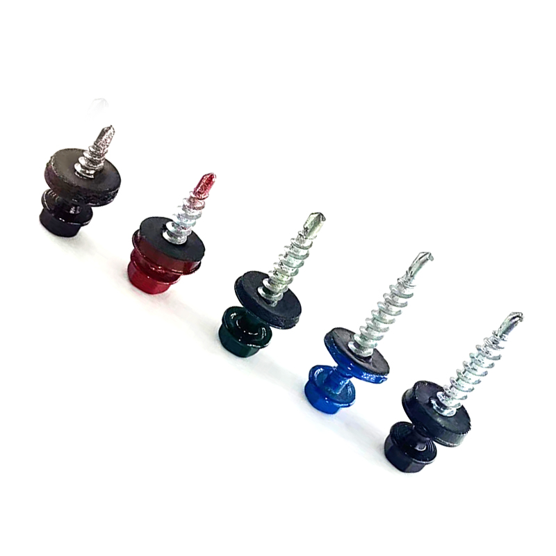 Саморезы для металлочерепицы с шестигранной головкой и EPDM шайбой