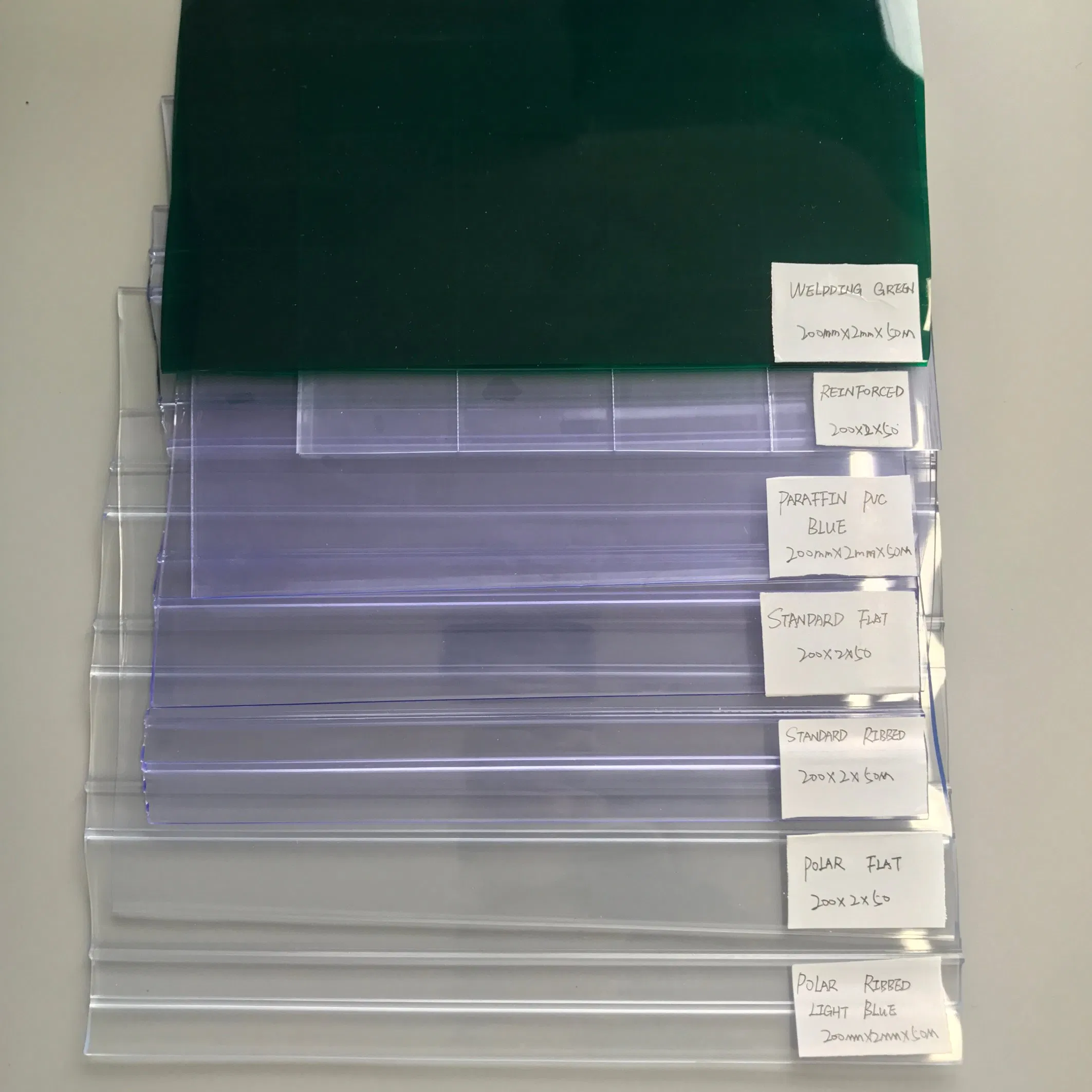 Standard Size PVC Strip Curtain Stainless Steel Hanging System