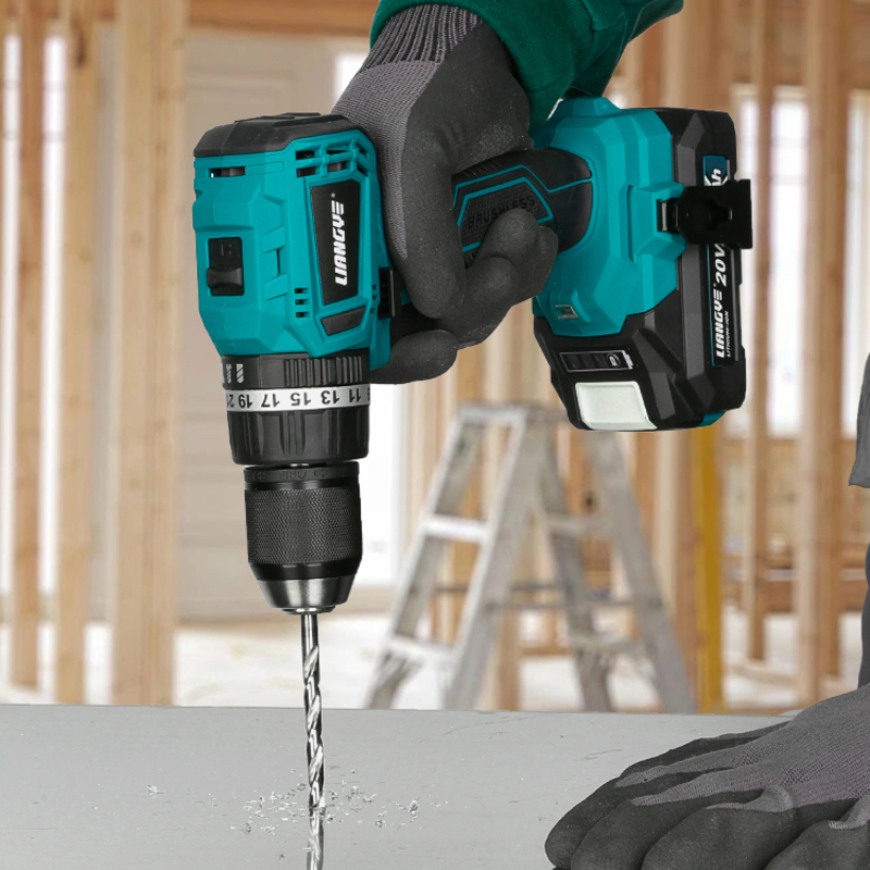 Аккумуляторная ударная дрель-шуруповерт Liangye 18V