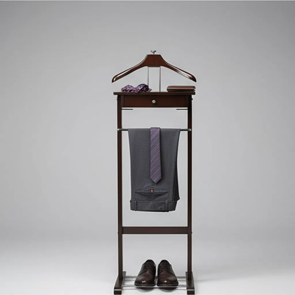 Органайзер для гардероба с вешалками и лотком