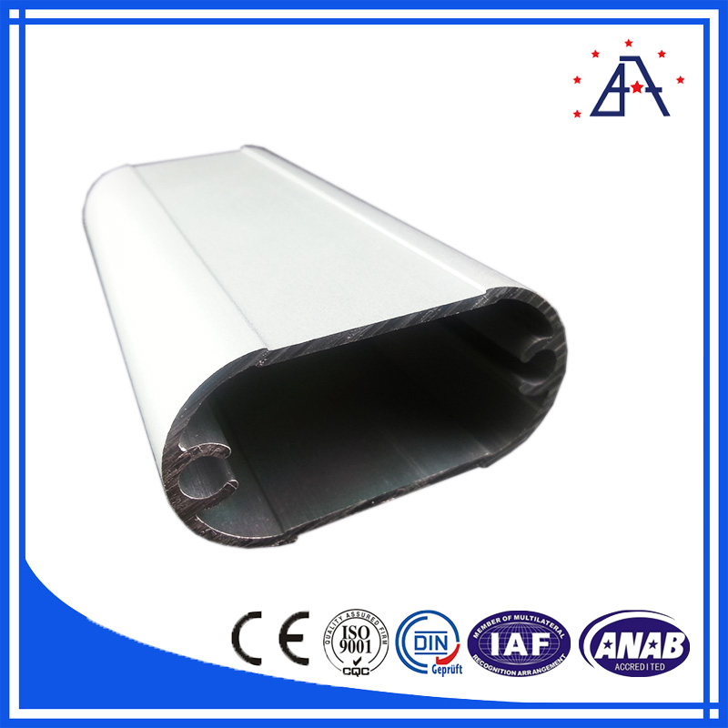 Excellent Quality Profile 6063-T5 Aluminium Oval Tube