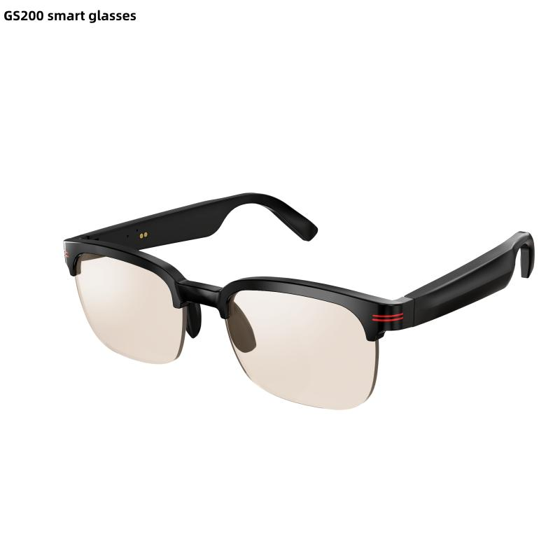Easy Change Lens Dismountable Rechargeable Glasses GS200 Smart Eyeglasses for Women Man Drive Sports Hands Free