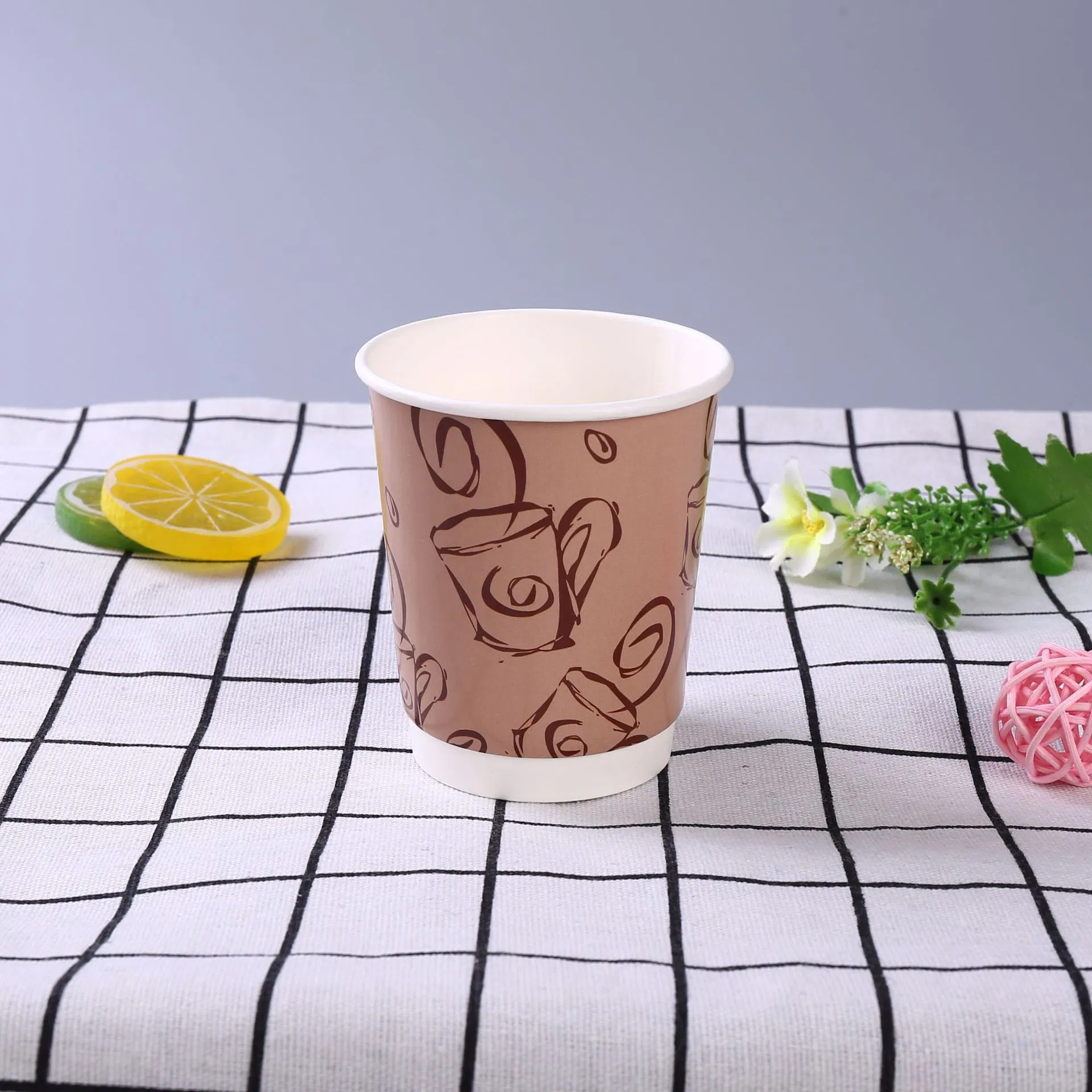 Бумажные стаканчики 6oz и 8oz с двойной стенкой