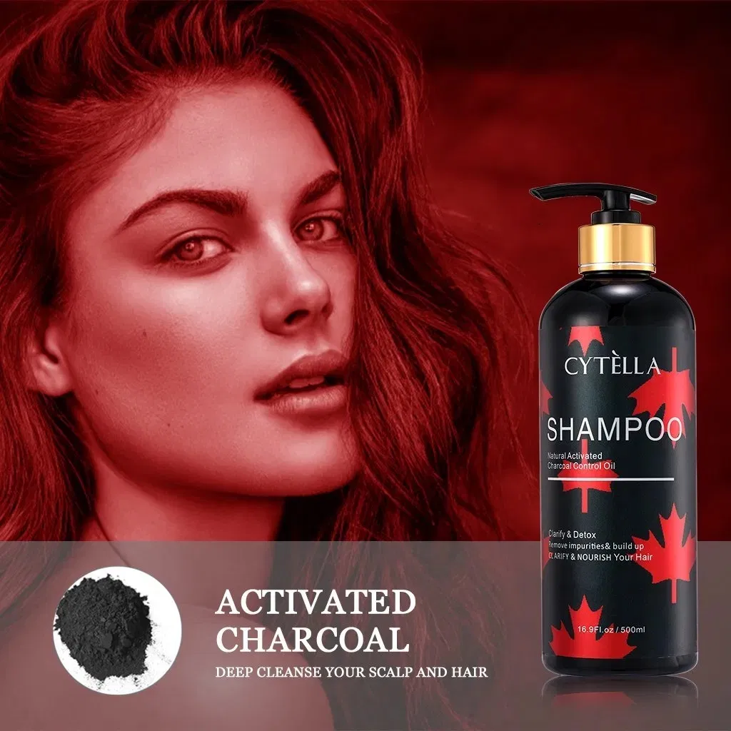 Control Oil Nourish Hair Natural Activated Charcoal Shampoo