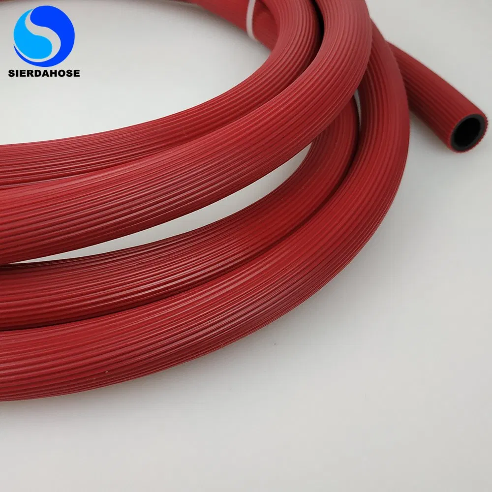 1/2" 3 Layer Red PVC Garden Water Hose for Irrigation Watering Garden