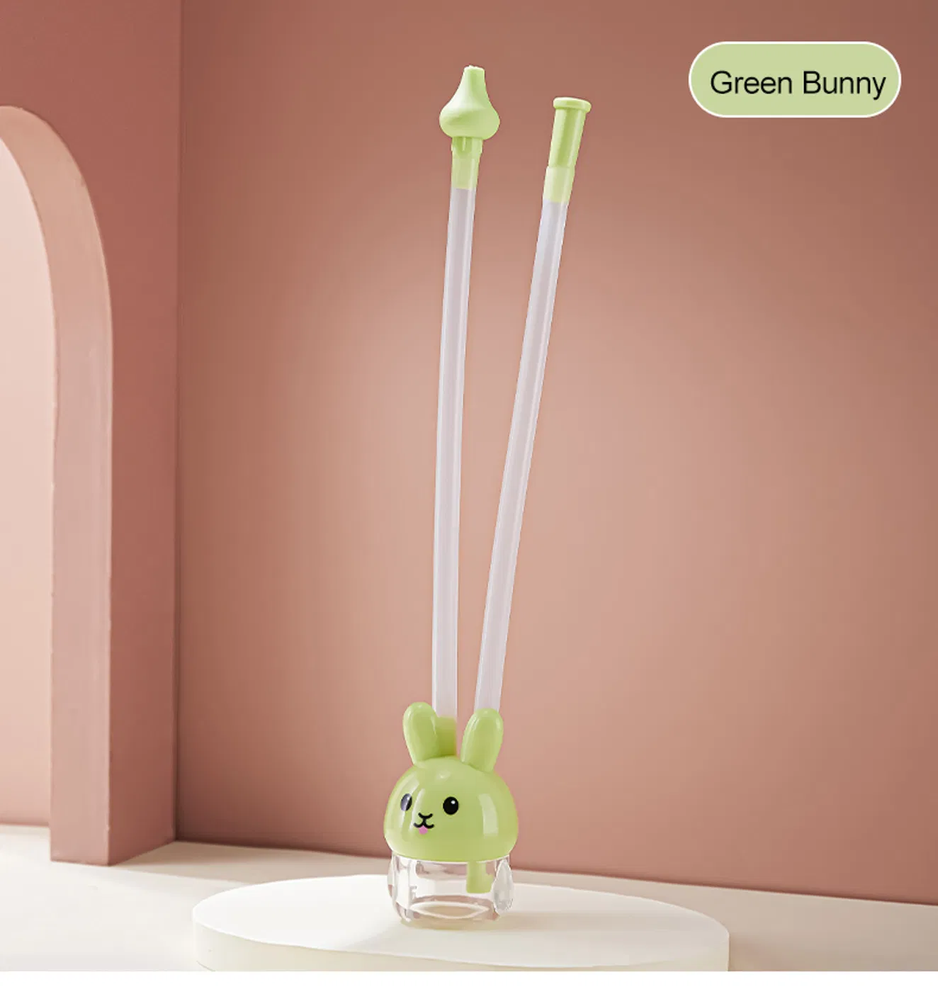 New Arrival Baby Nose Cleaner Mouth Suction Anti-Reflux Cute Cartoon Baby Nasal Aspirator