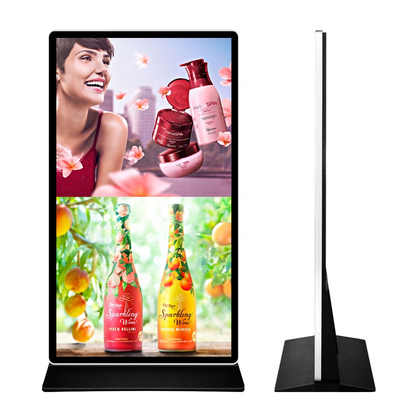 86 Inch Floor Standing Touch Screen Advertising Display LCD Monitor, Ad Player, Digital Signage, Interactive Network Self Service Information Kiosk