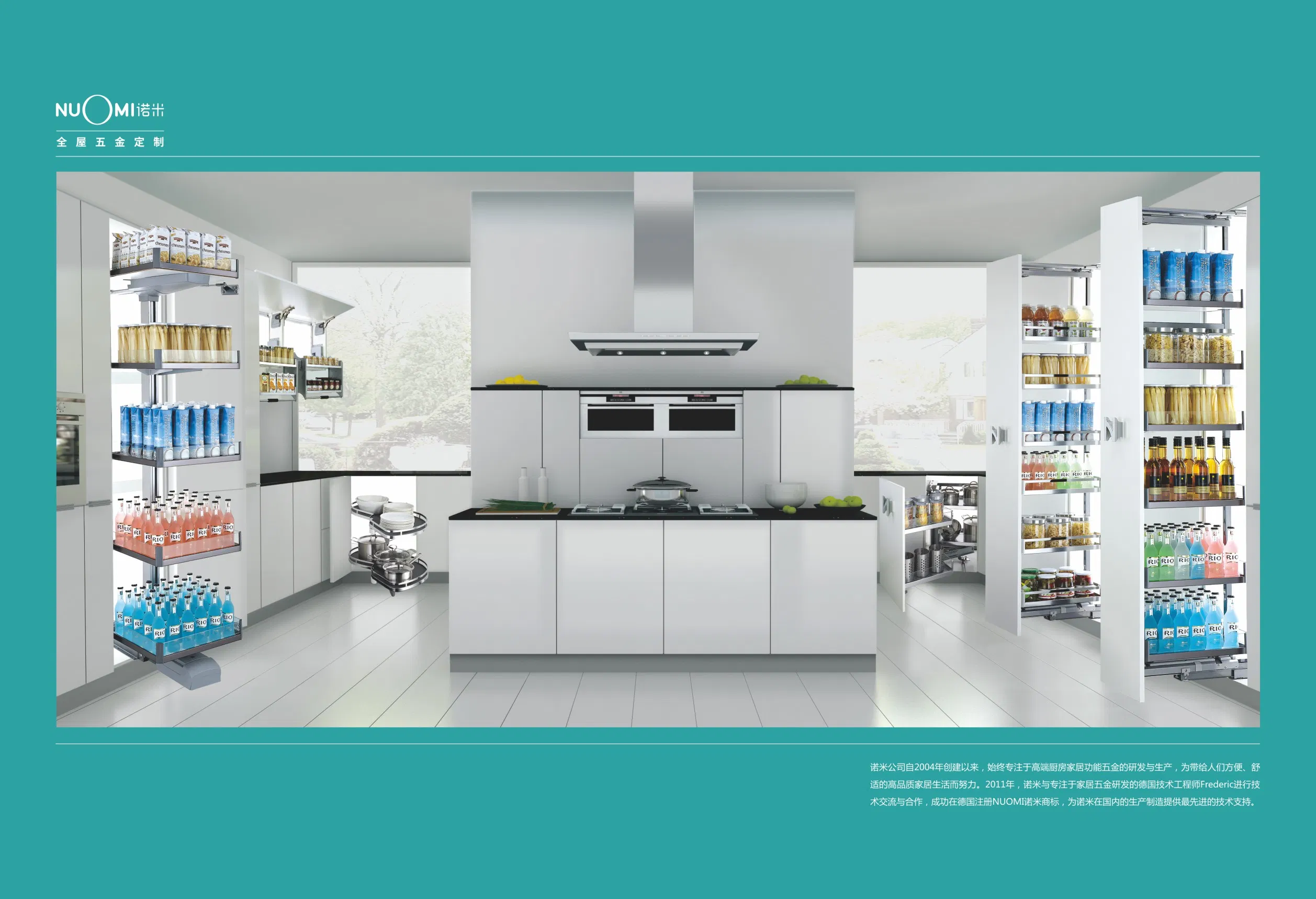 Multi-Function High Pull Basket for Different Sizes of Kitchen
