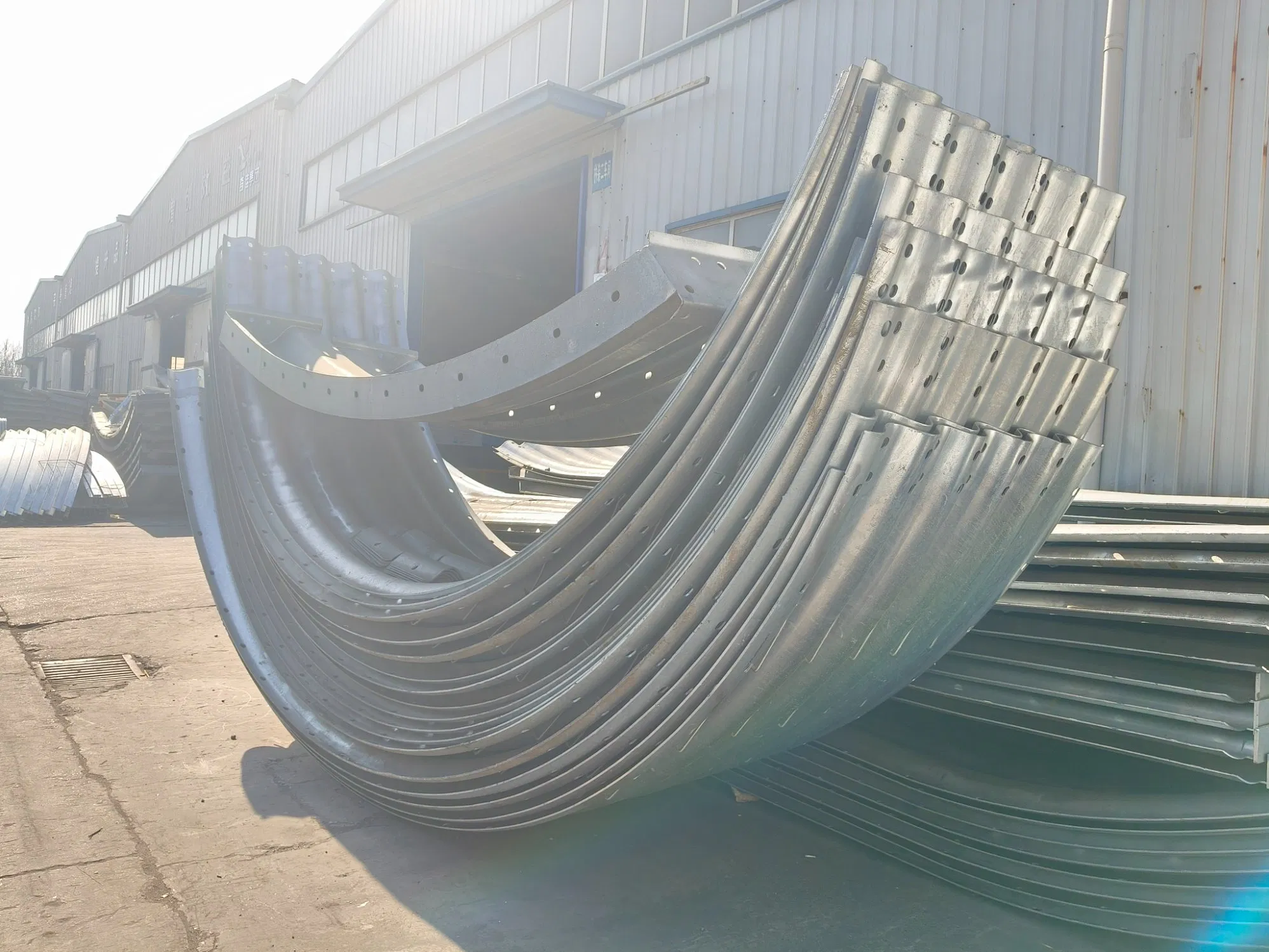 Galvanized 40-1000mm Corrugated Pipes Q235 Tunnel Steel Culvert Pipe Manufacturer