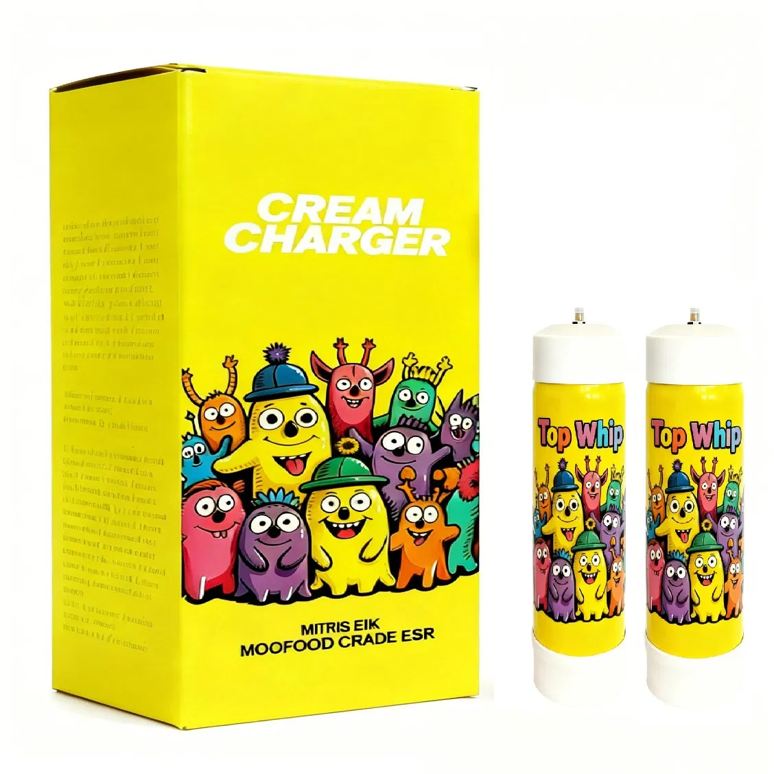 USA Stock 0.95L Topwhip Food Grade Bottle Cream Cylinder for Cake