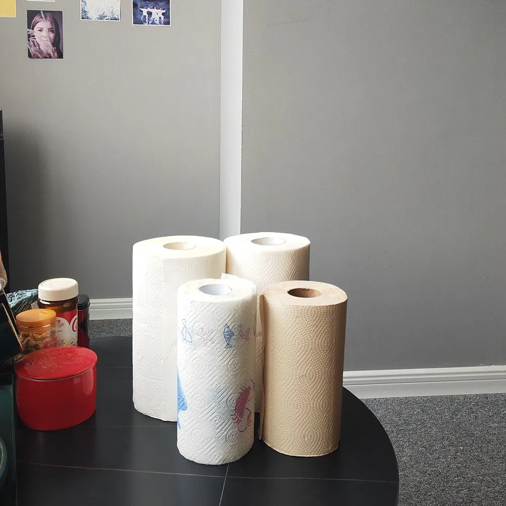 OEM or ODM Bamboo Kitchen Towel Roll and Individual Wrapped Kitchen Paper Towel