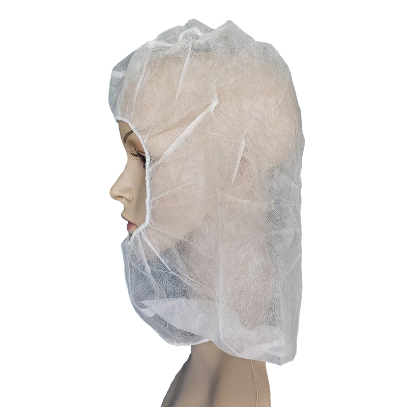 Disposable Ultrasonic PP Non Woven Bouffant Cap White Astronaut Cap