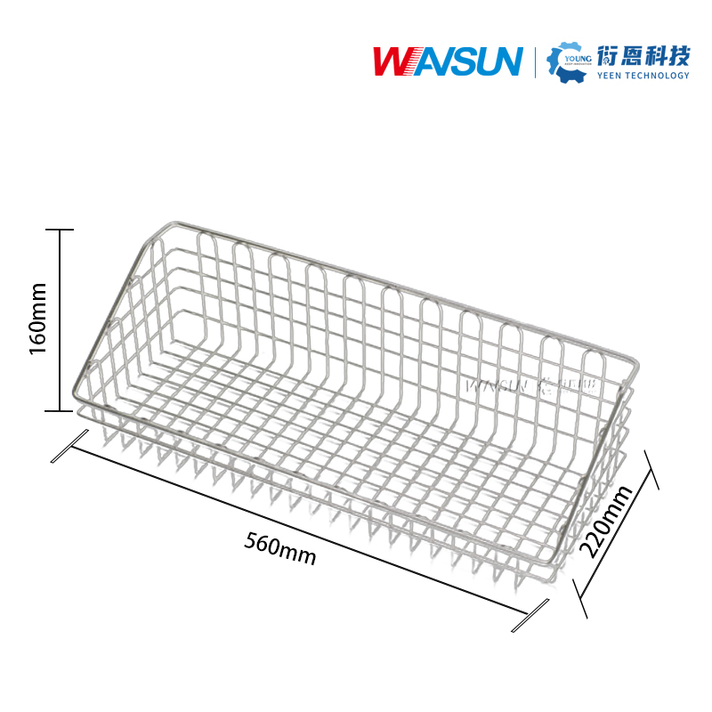 Медицинская корзина для инструментов из нержавеющей стали