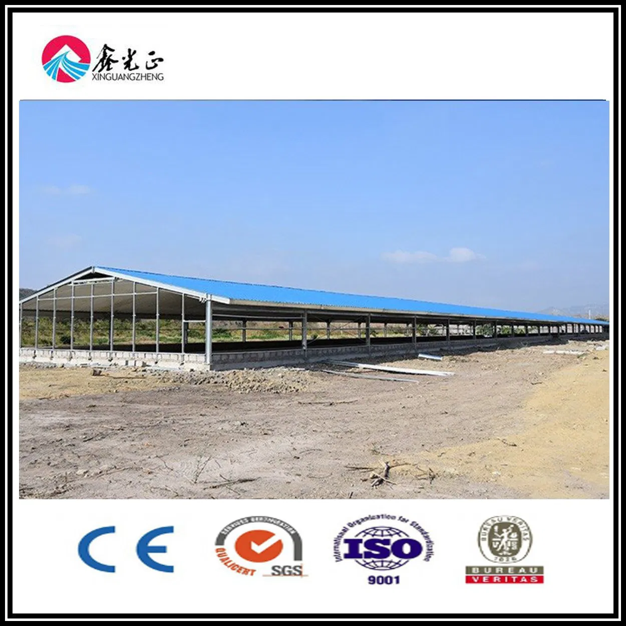 Prefabricated Steel Structure Poultry Chicken House Construction for Sale