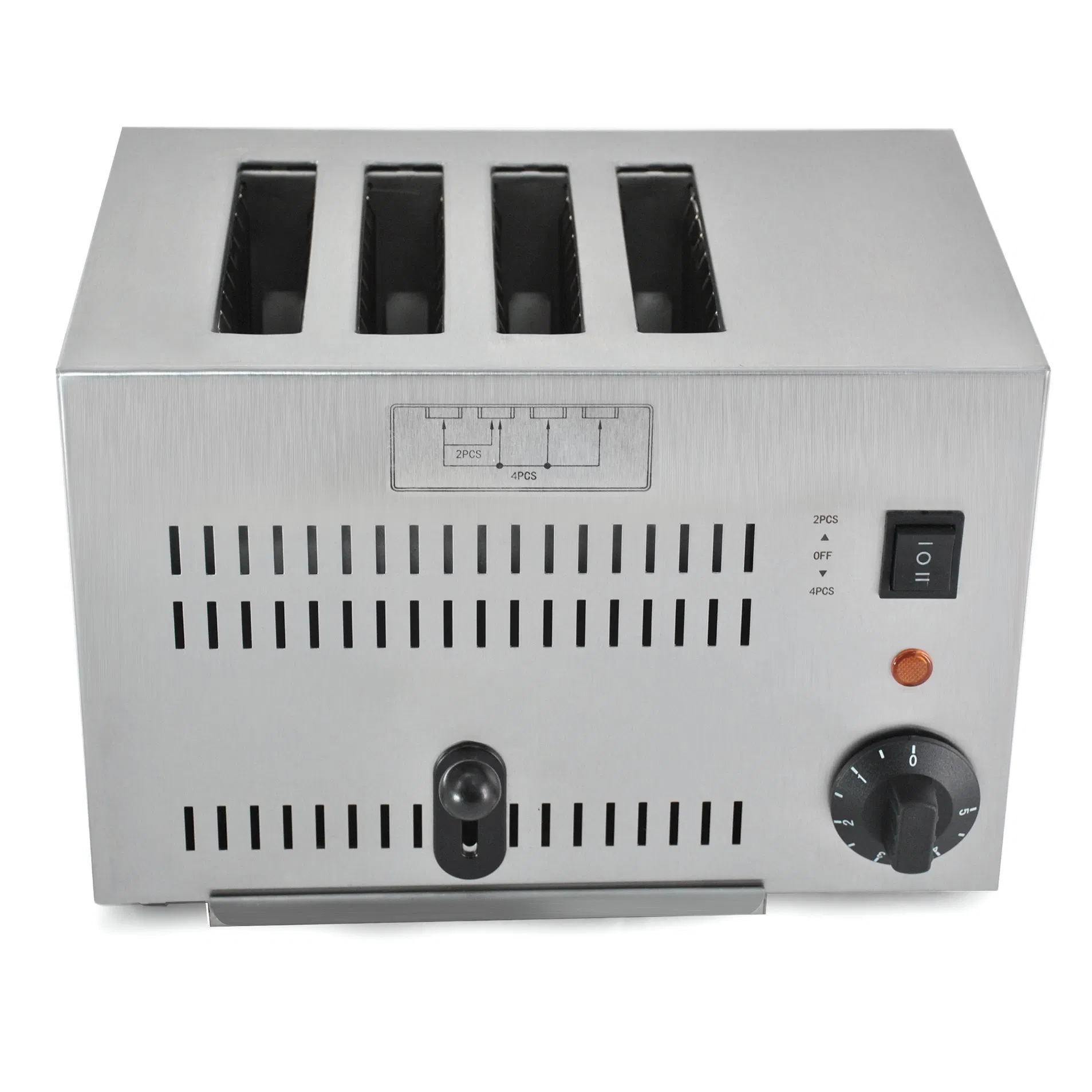 Professional 4 Slice Tabletop Toaster for Food Service