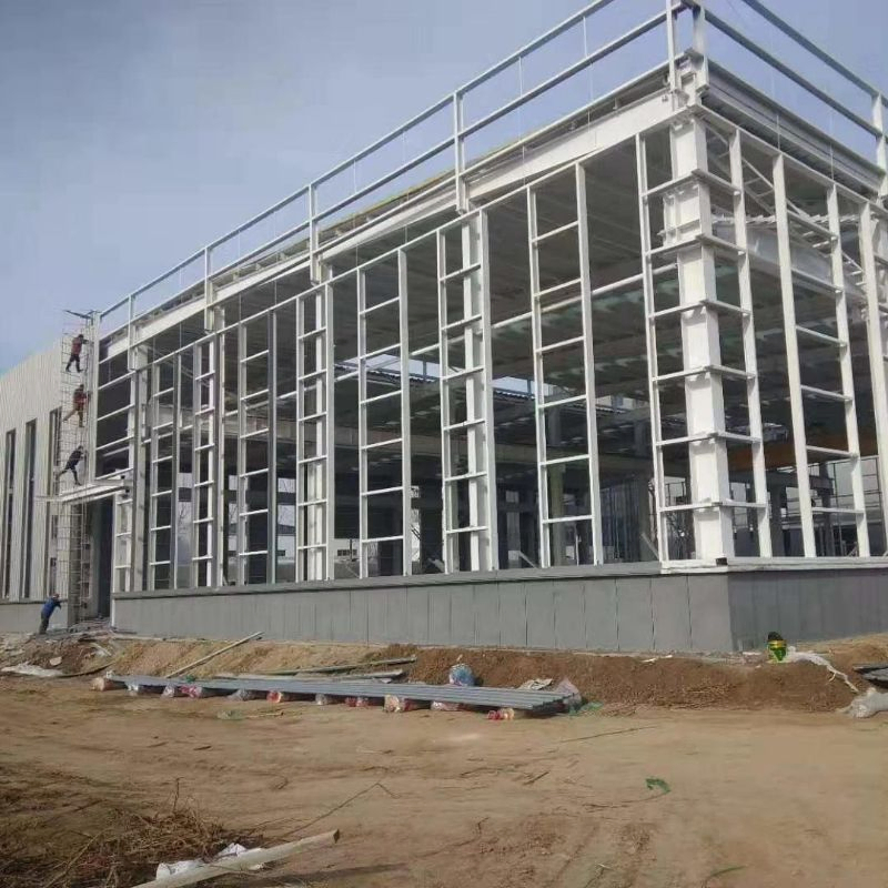 Light Steel Structure Metal Building Prefabricated Factory Shed for Sale