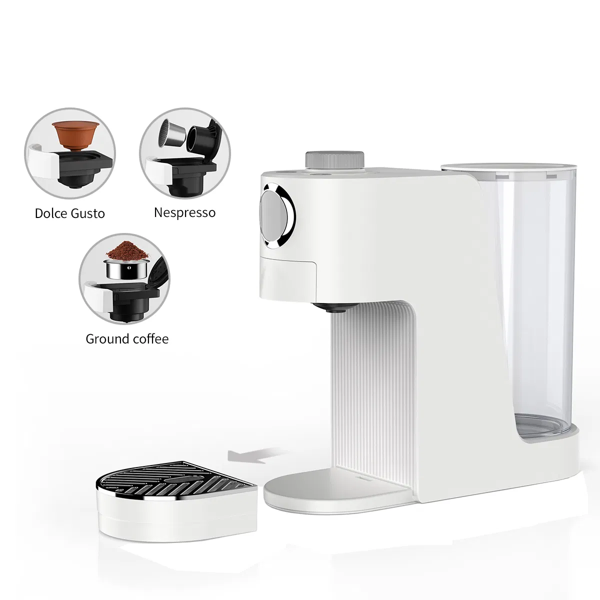 20 Bar High-Quality Pump Multi-System Coffee Maker for Tall Cup (HXC-520)