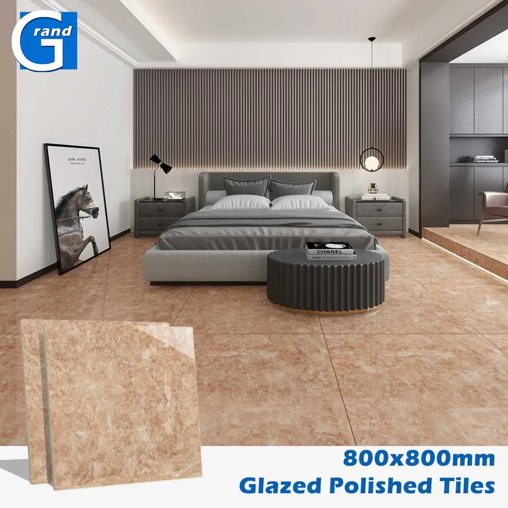 Wholesale 80X80 Cm Grade AAA Multicolor Square Interior Floor Nano Polish Glazed Tile