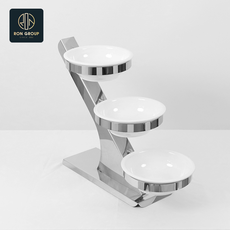 Export Quality Multi-Tier Buffet Rack for Elegant Dining Displays