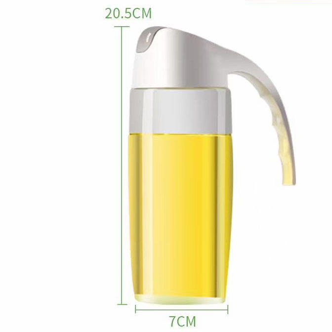 Wholesale 300ml Glass Bottle Olive Oil Sauce Dispenser with Handle for Kitchen