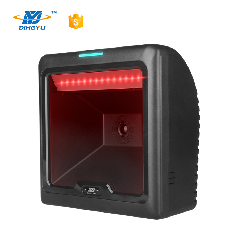 High-Performance 1d 2D Automatic Identification Desktop Barcode Scanning Platform CMOS Omnidirectional Supermarket Retail Scanner
