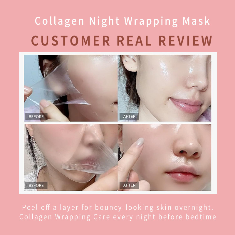 Peel off Mask Nourishes Uneven Skin with Hydrolyzed Collagen for Glowing Skin