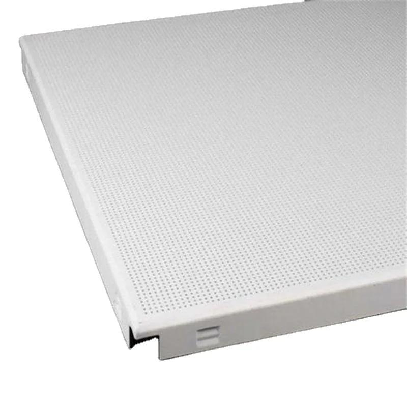 Shopping Mall Hospital Decorative Acoustic 2*2FT Aluminum Square Ceiling Panel