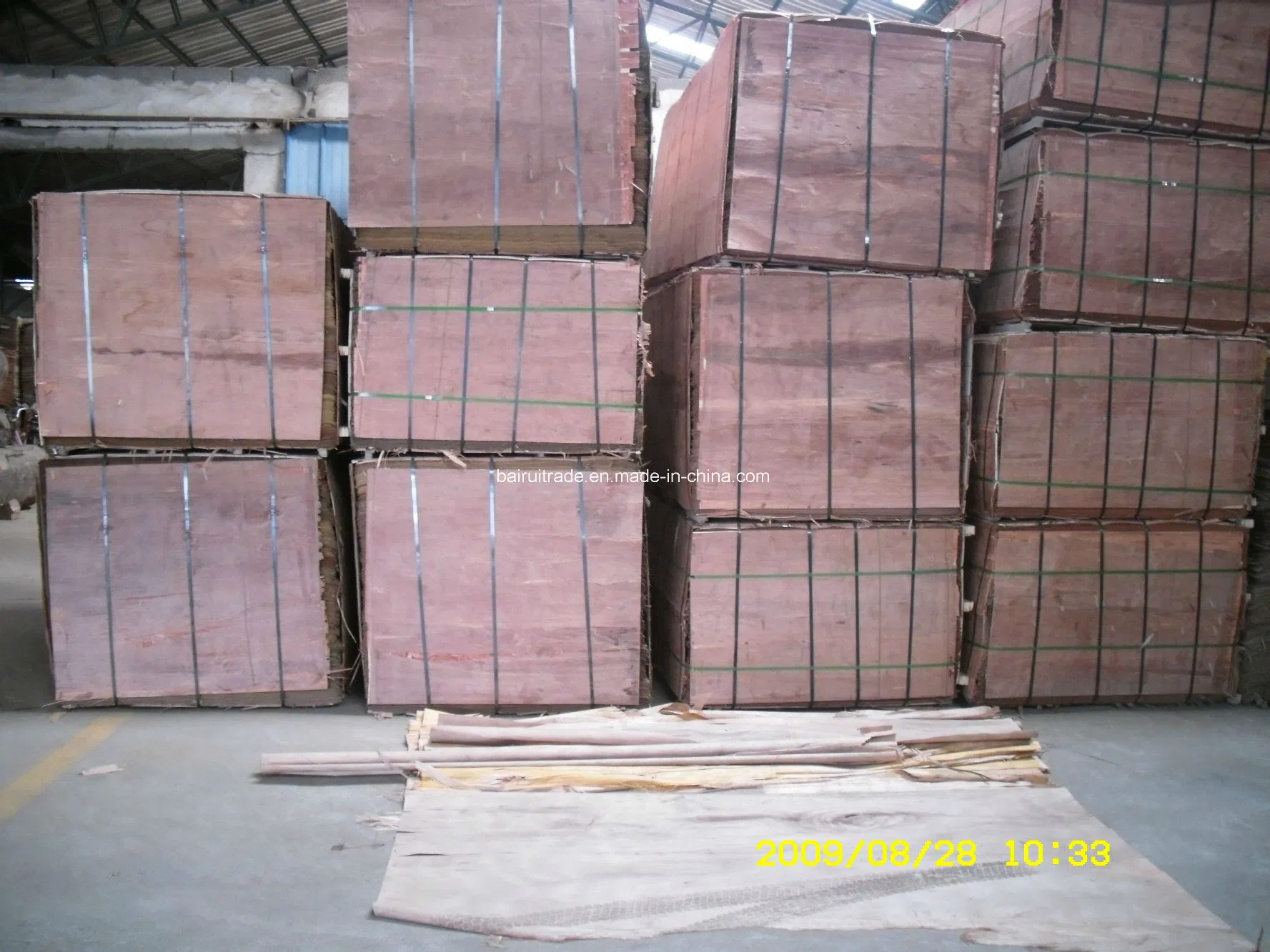 Yellow Birch Wood Veneer Birch Veneer Birch for Plywood