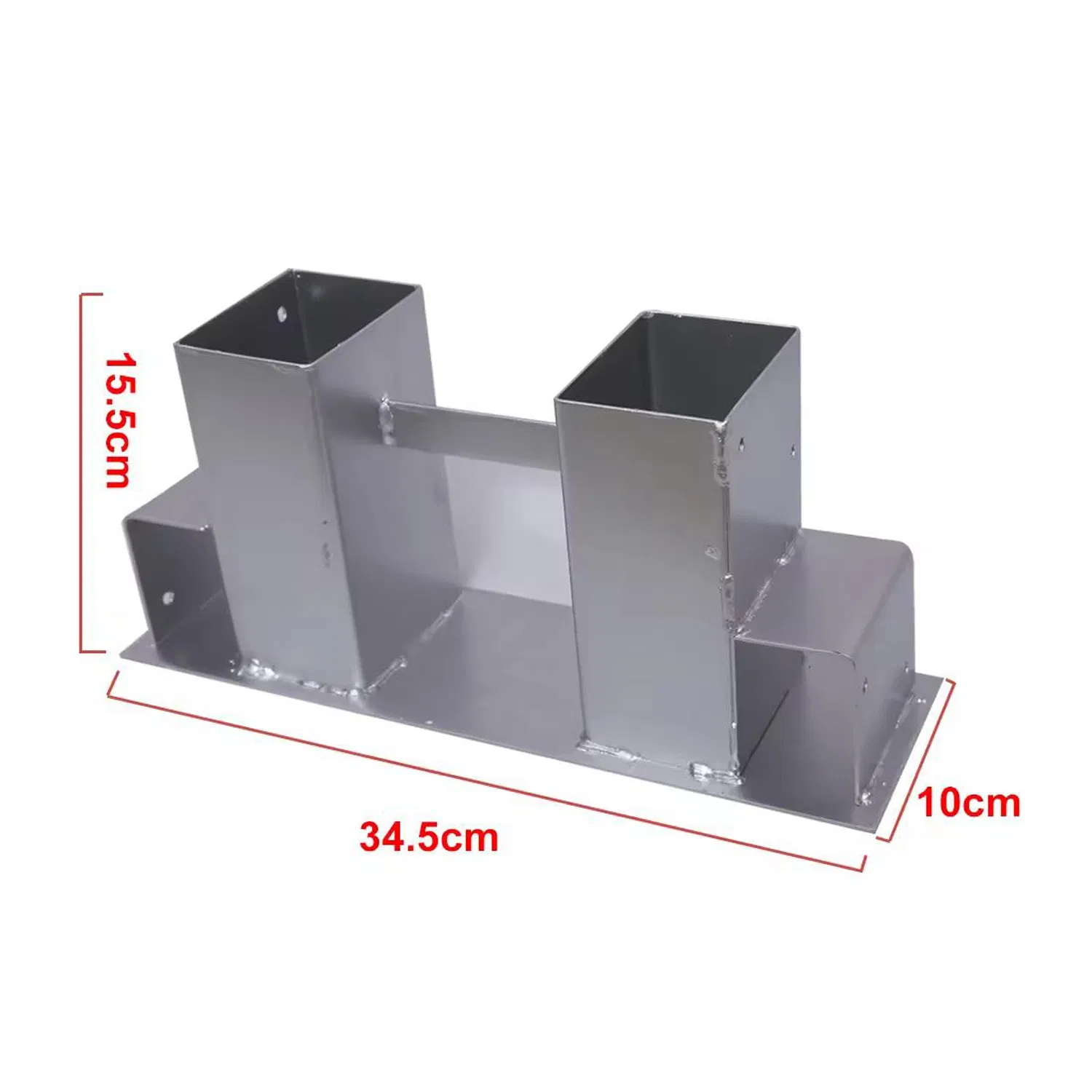 Customized Steel Helical Screw Pile Double Box Ground Pile