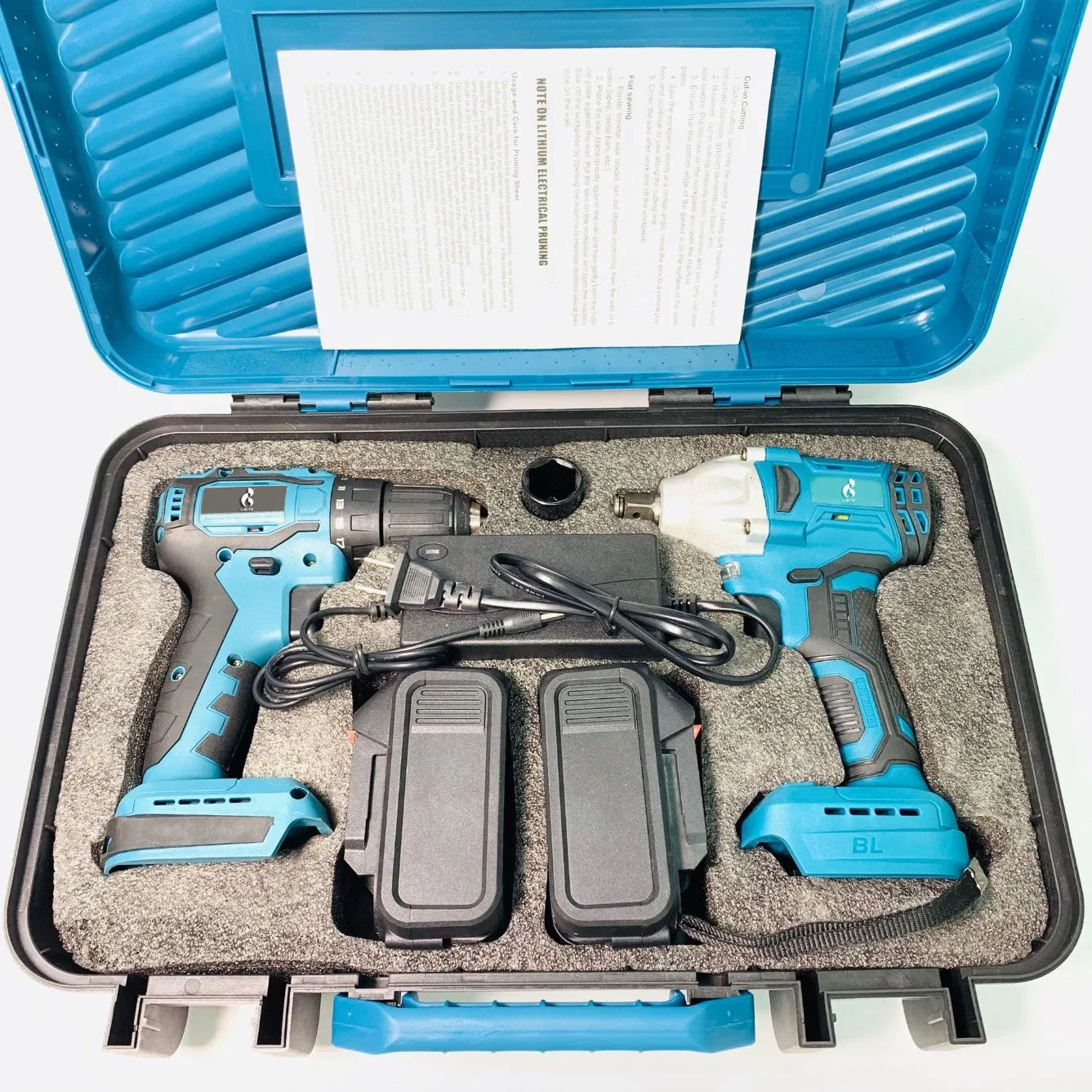 Premium Cordless Combo Kit Featuring Lithium Battery and Essential Power Tools