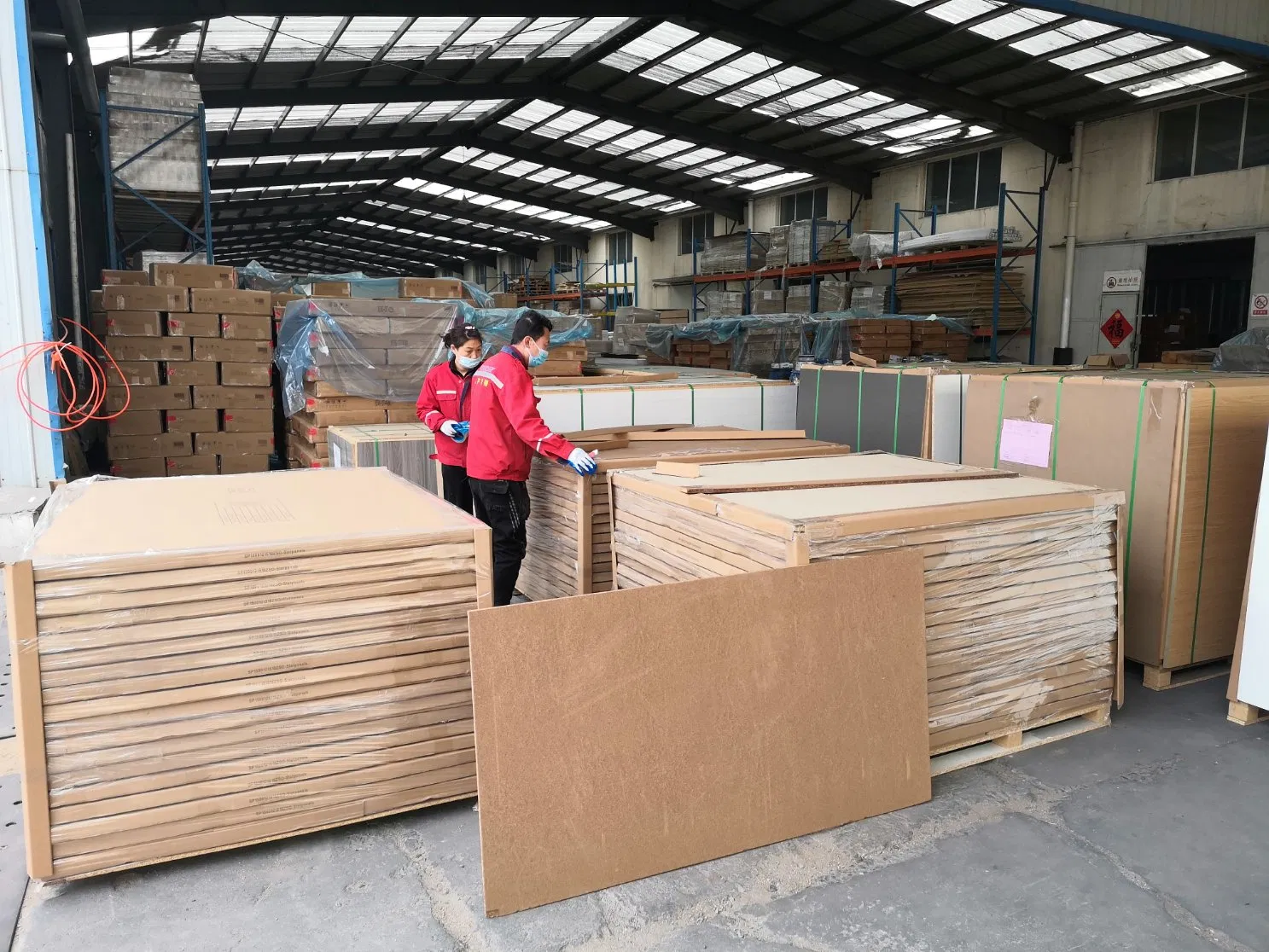 Melamine Faced MDF Slatwall Display for Shopfitting & Store Fixture Slatwall